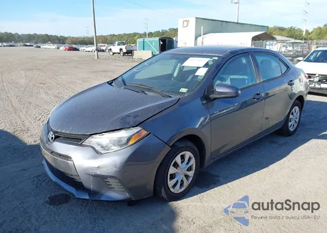 2016 Toyota Corolla L z USA, uszkodzony, nr VIN 2T1BURHE9GC689134